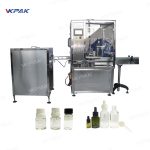 Machine automatique de remplissage et de capsulage de bouteilles d'huile liquide pour cigarettes électroniques
