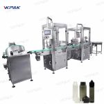Machine d'étiquetage et de remplissage de bouchons pour cigarettes électroniques