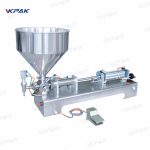 Machine de remplissage de pâte liquide entièrement pneumatique pour lotions cosmétiques