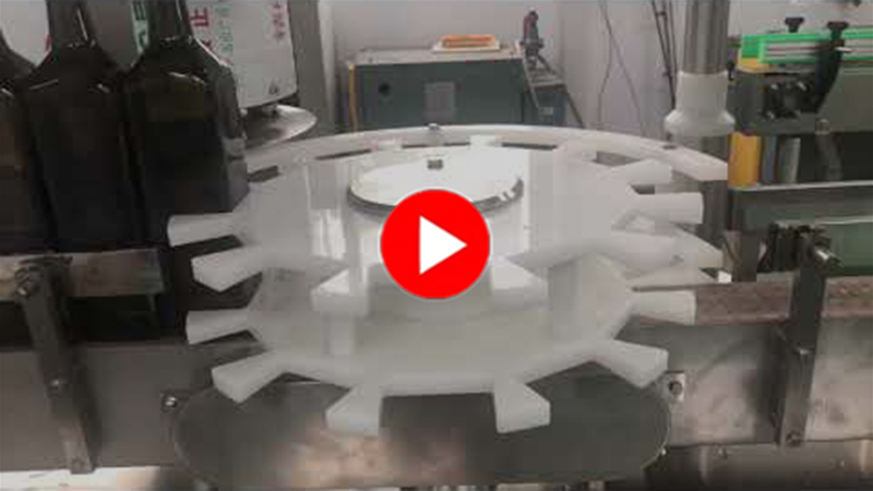 Ligne de remplissage d'huile d'olive