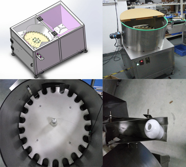 équipement de redressement de bouteilles pour ligne de remplissage.jpg