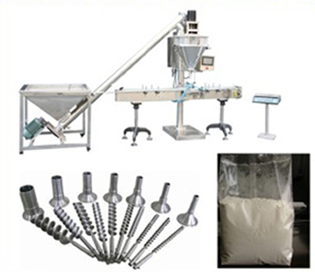 auger metering filling machine for bottles&bags powder usine de farine de remplissage à vis sans fin.jpg