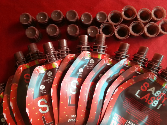 yaourt à la fraise probiotique entièrement naturel au goût sensationnel 