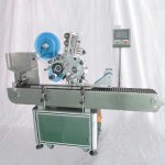 Équipement d'étiquetage horizontal à grande vitesse pour bouteilles rondes, flacons, seringues