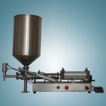Machine de remplissage de beurre d'arachide et de miel à haute viscosité avec trémie pressurisée