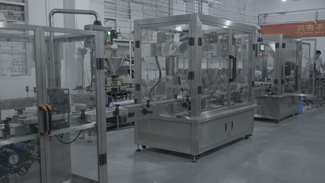 Acceptation de l'usine de la ligne de remplissage de poudre libre.JPG