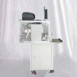 Machine d'étiquetage pliante semi-automatique pour impression et application d'autocollants sur câbles et fils