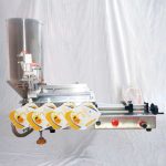 Machine de remplissage de sacs préfabriqués à bec verseur pneumatique semi-automatique