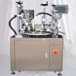 Équipement de remplissage de tubes rotatifs semi-automatique avec scellage de queue par ultrasons
