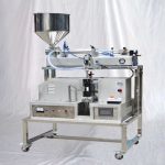 Machine de remplissage de tubes semi-automatique avec équipement de scellage par ultrasons